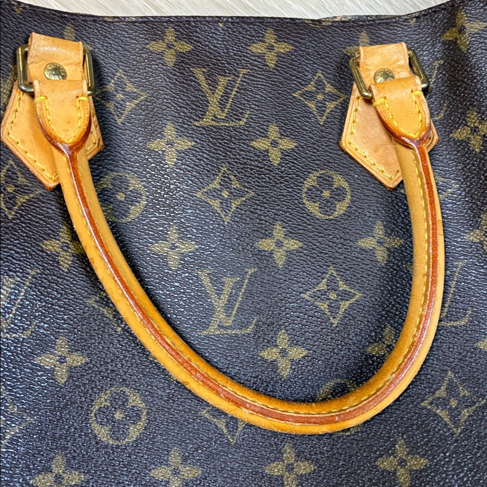Louis Vuitton Brown Sac Plat Monogram Shopper Tote - Picture 8 of 17